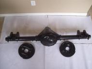 Rear axle after powder coating